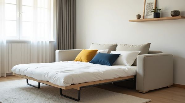 Canapé convertible confort gain de place : optimiser votre espace avec style